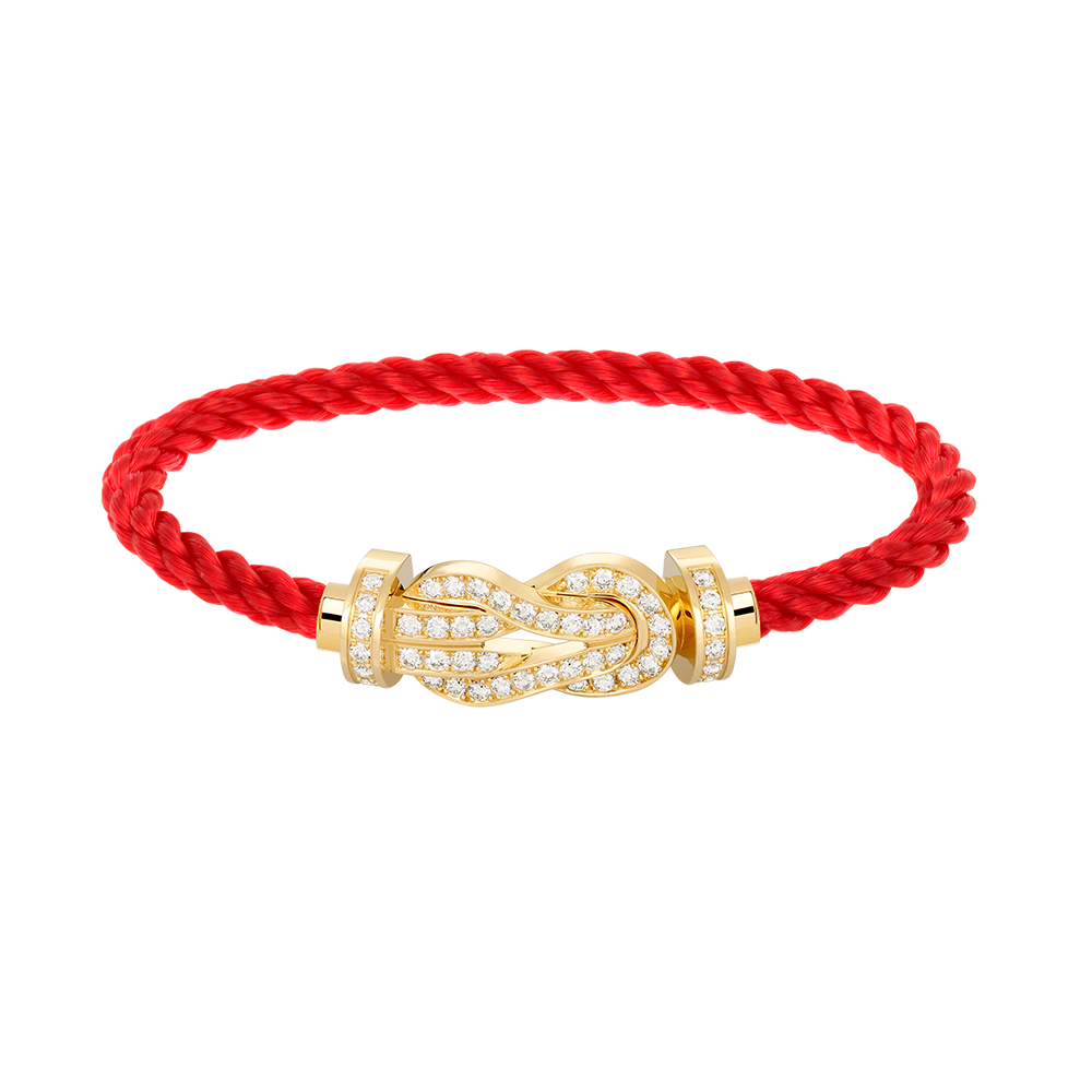 ¡®Lumi¡¯CHANCE LARGE 8 FIGURE BUCKLE FULLDIAMOND BRACELET GOLD