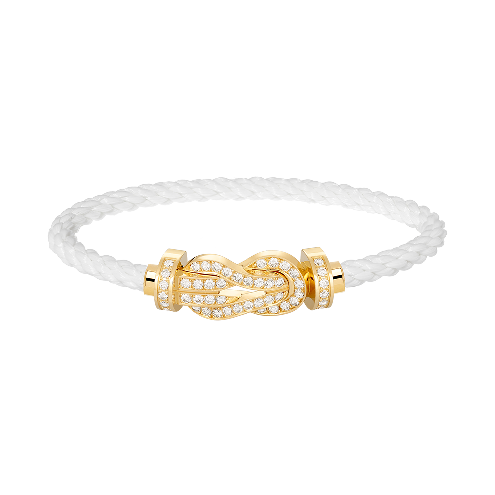 ¡®Lumi¡¯CHANCE LARGE 8 FIGURE BUCKLE FULLDIAMOND BRACELET GOLD