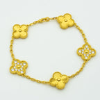 [Lumi jewelry] CLOVER 5 MOTIF LASER BRACELET COLLECTION