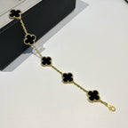 [Lumi]New  CLOVER 5 MOTIF ONYXS BRACELET COLLECTION