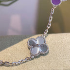 [Lumi]New  CLOVER 5 MOTIF VIOLET BRACELET COLLECTION