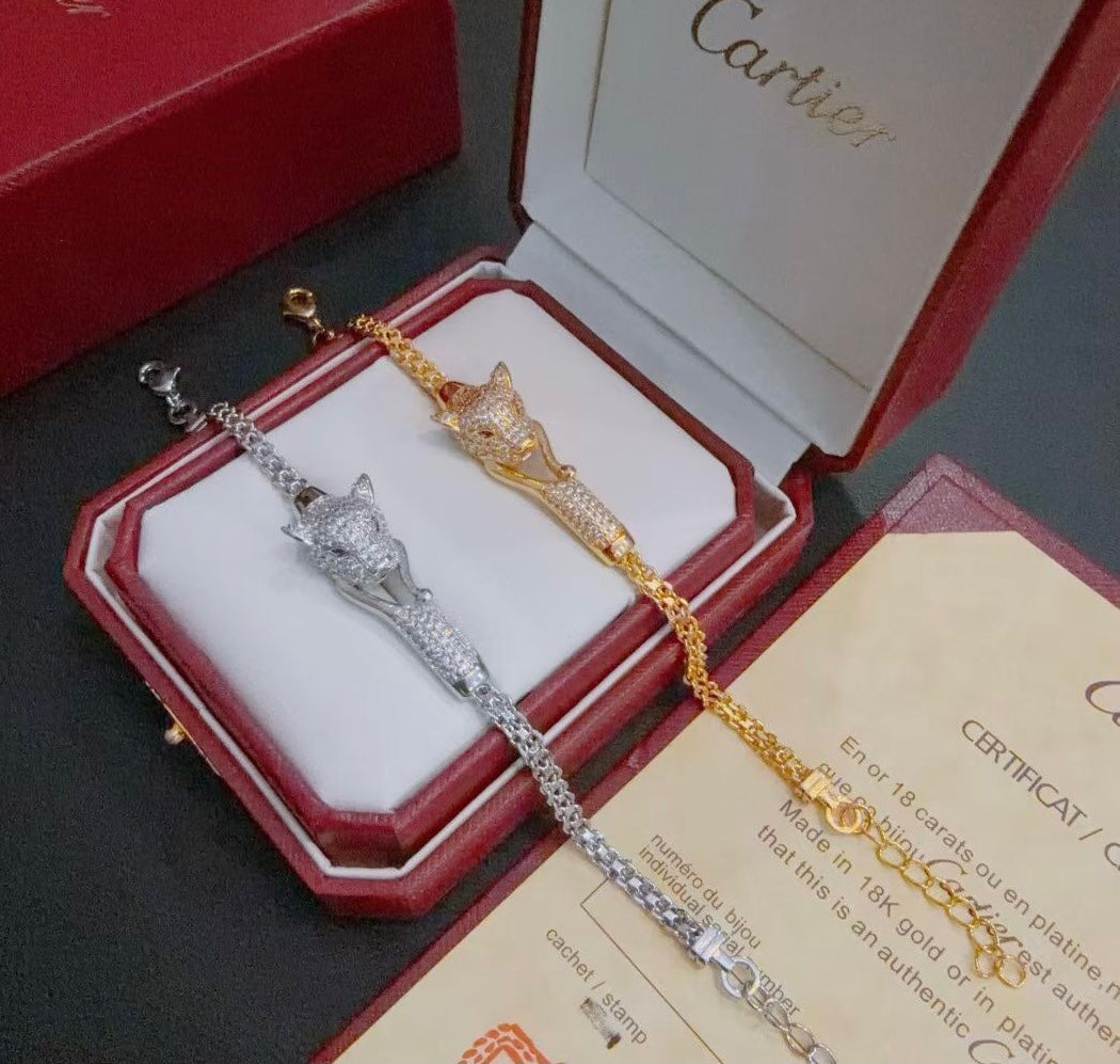 ¡®Lumi¡¯ PANTHERE  BRACELET DIAMONDS
