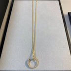 ¡®Lumi¡¯JUSTE NECKLACE GOLD DIAMONDS
