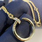 ¡®Lumi¡¯JUSTE NECKLACE GOLD DIAMONDS
