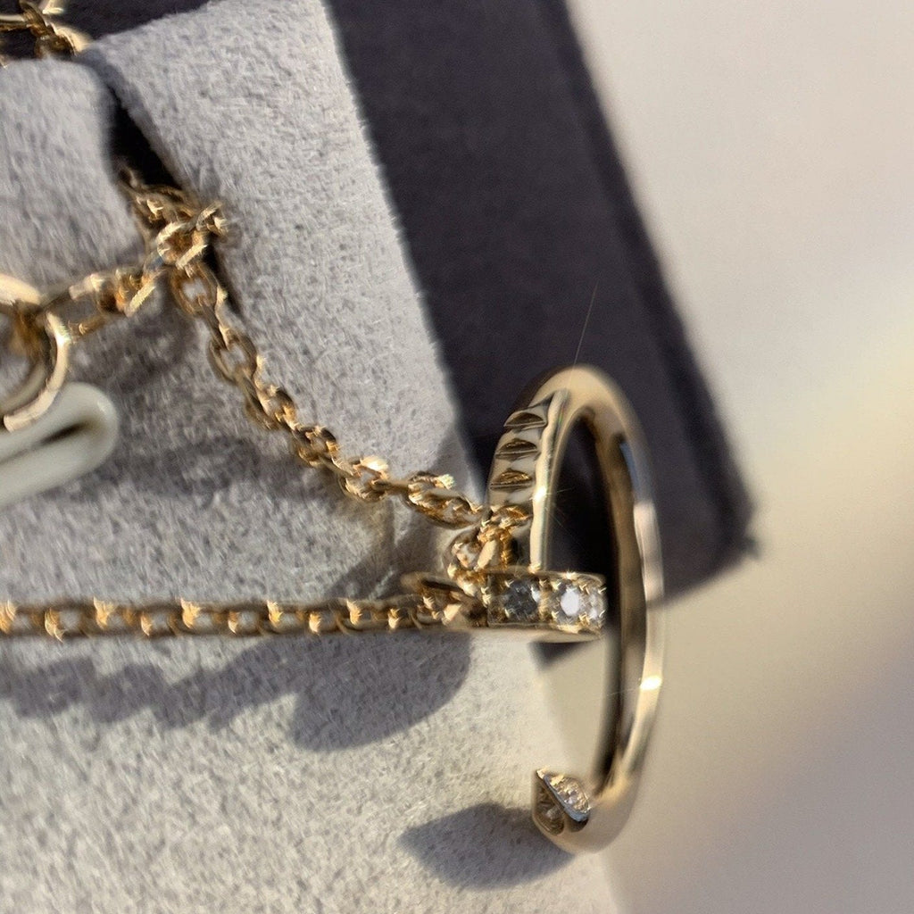 ¡®Lumi¡¯JUSTE NECKLACE PINK GOLD
