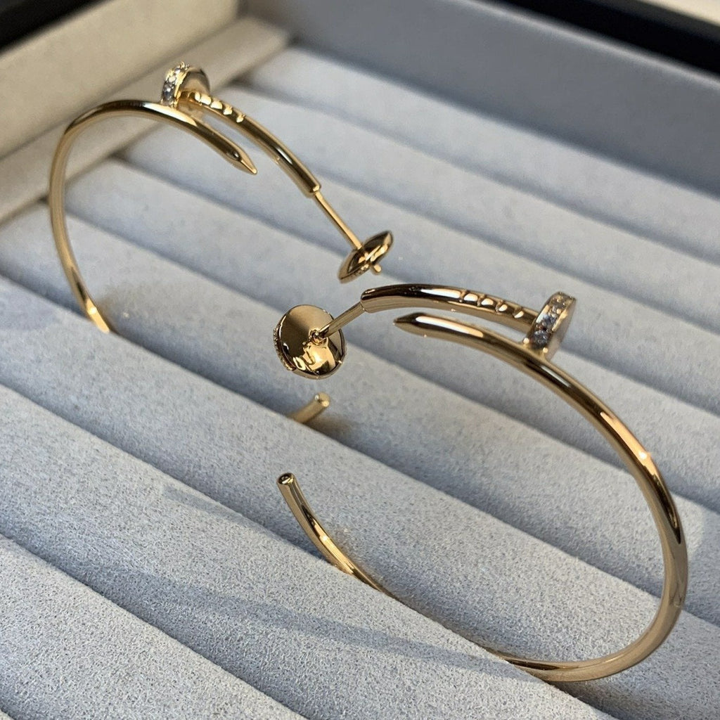¡®Lumi¡¯JUSTE EARRINGS GOLD DIAMONDS 1.8MM