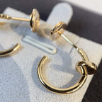 ¡®Lumi¡¯JUSTE EARRINGS PINK GOLD