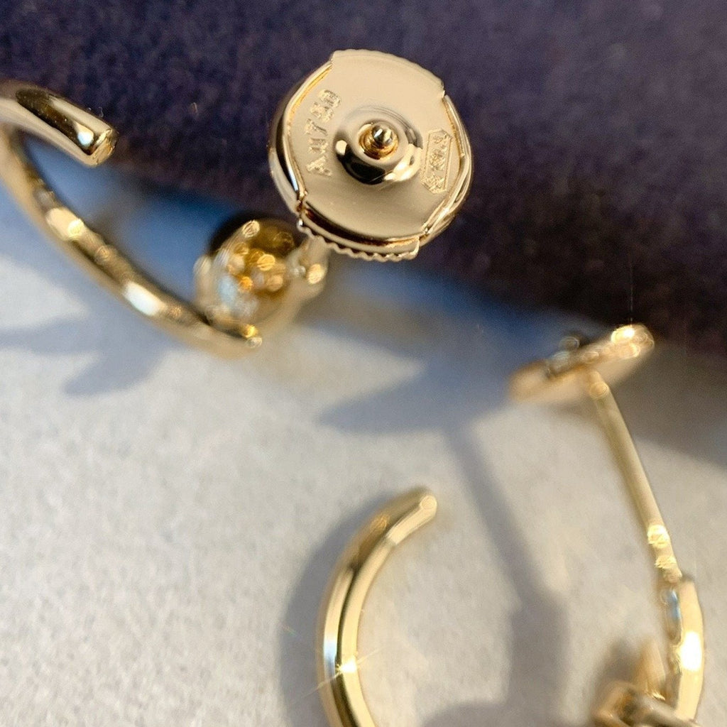 ¡®Lumi¡¯JUSTE EARRINGS PINK GOLD