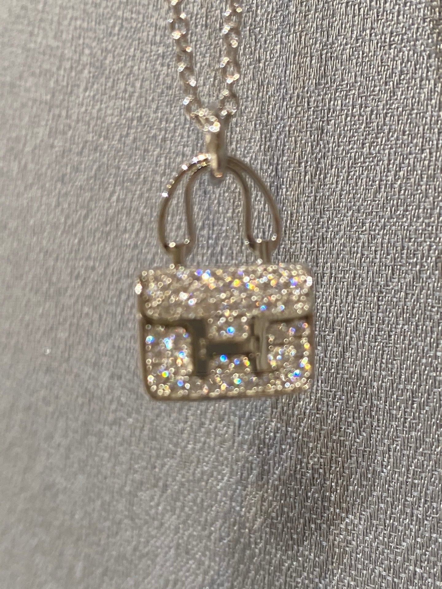 ¡®Lumi¡¯CONSTANCE PEDANT DIAMOND NECKLACE
