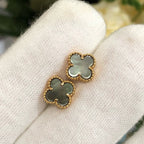 ¡®Lumi¡¯CLOVER MINI GOLD EARRINGS