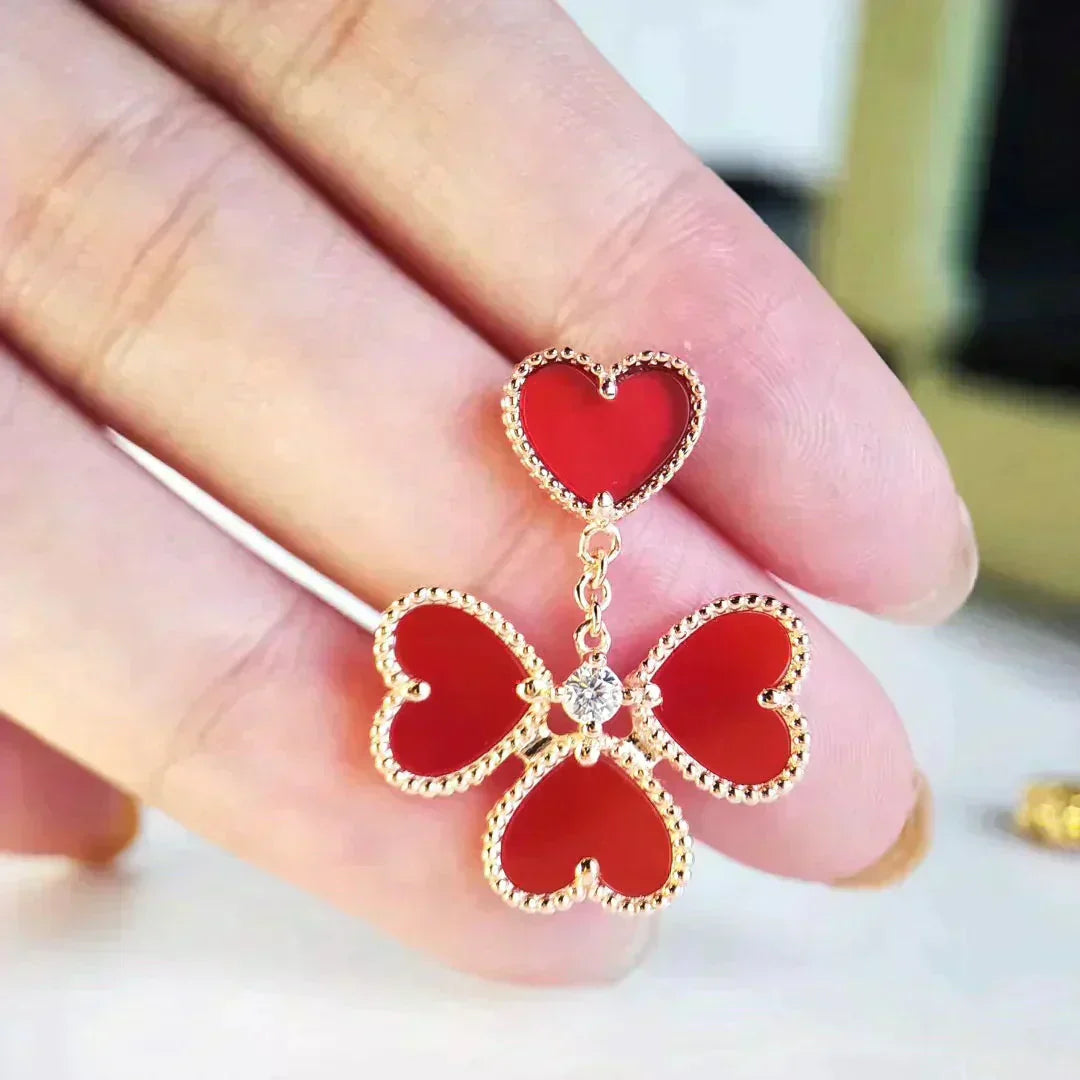 ¡®Lumi¡¯SWEET CLOVER CARNELIAN EARRINGS