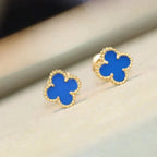 ¡®Lumi¡¯CLOVER MINI 9.5MM TURQUOISE EARRINGS