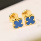 ¡®Lumi¡¯CLOVER MINI 9.5MM TURQUOISE EARRINGS