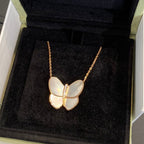 ¡®Lumi¡¯BUTTERFLY GOLD MOP DIAMOND NECKLACE