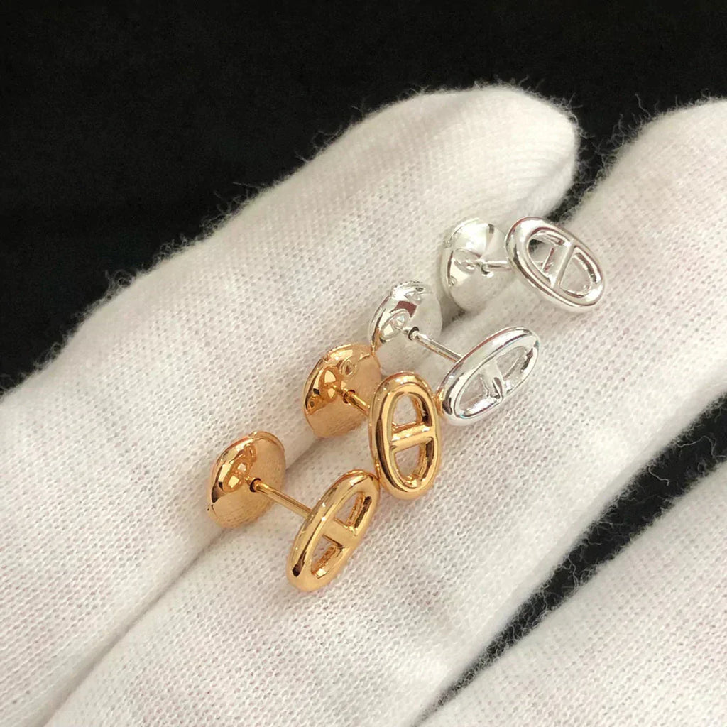 ¡®Lumi¡¯CHAINE SMALL EARRINGS GOLD AND SILVER