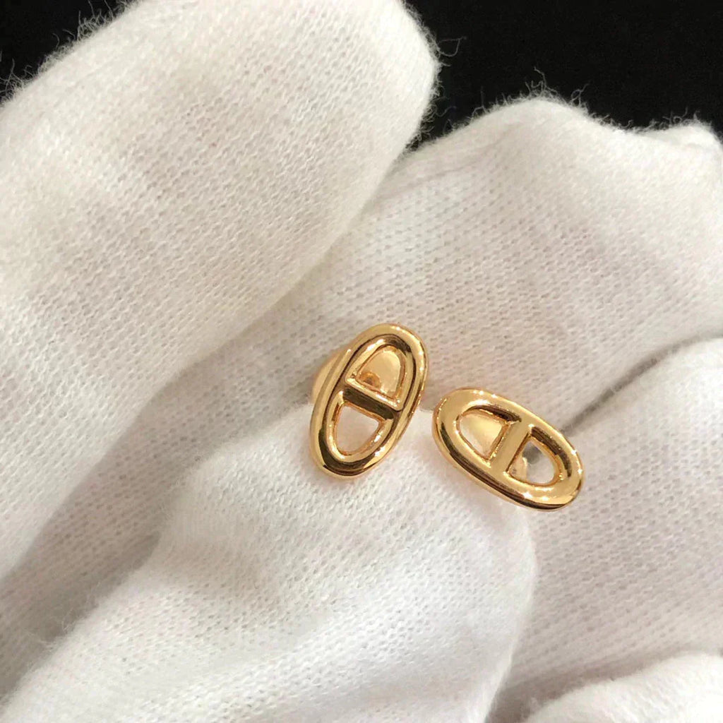 ¡®Lumi¡¯CHAINE SMALL EARRINGS GOLD AND SILVER