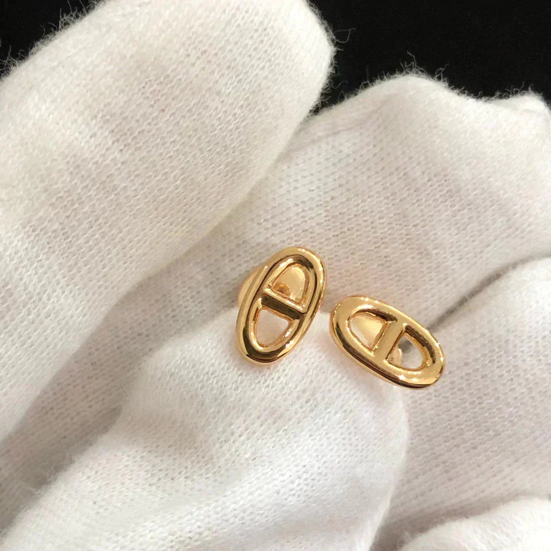 ¡®Lumi¡¯CHAINE SMALL EARRINGS GOLD AND SILVER