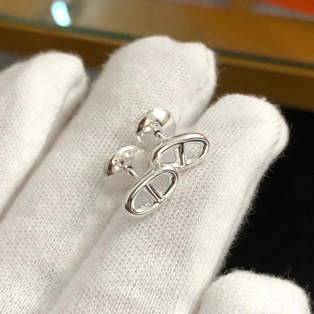 ¡®Lumi¡¯CHAINE SMALL EARRINGS GOLD AND SILVER