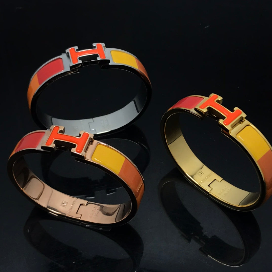 ¡®Lumi¡¯H BRACELET ORANGE RAINBOW CERAMIC