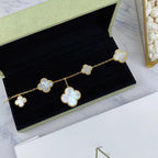 ¡®Lumi¡¯MAGIC CLOVER MOP GOLD BRACELET 5 MOTIFS
