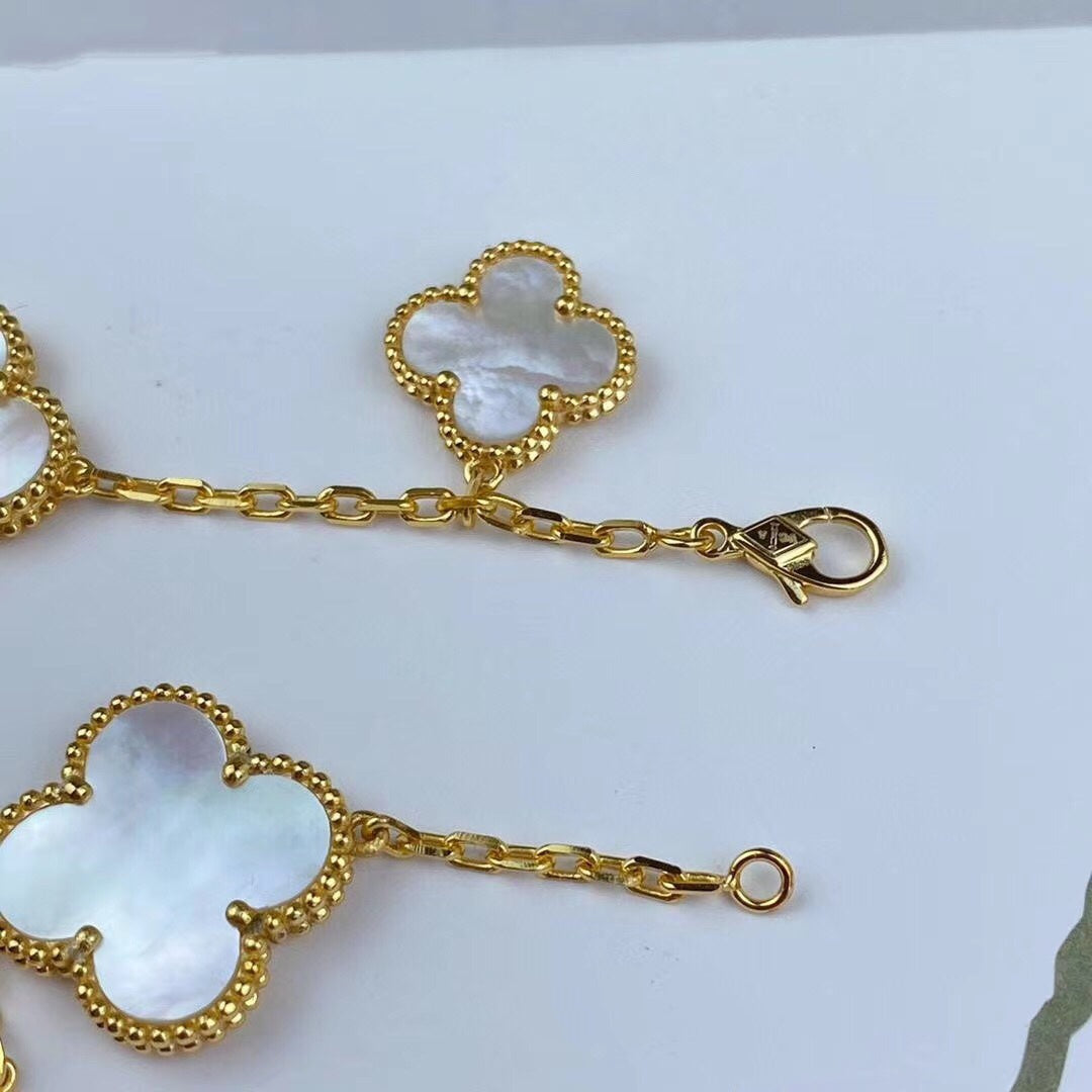 ¡®Lumi¡¯MAGIC CLOVER MOP GOLD BRACELET 5 MOTIFS