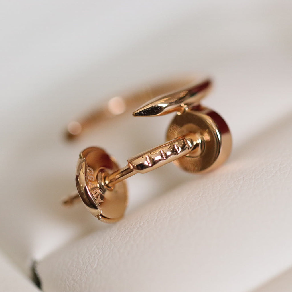¡®Lumi¡¯JUSTE EARRINGS PINK GOLD