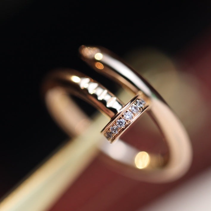 ¡®Lumi¡¯JUSTE RING 2.65MM PINK GOLD DIAMOND