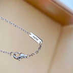 ¡®Lumi¡¯CLOVER DIAMOND NECKLACE SILVER