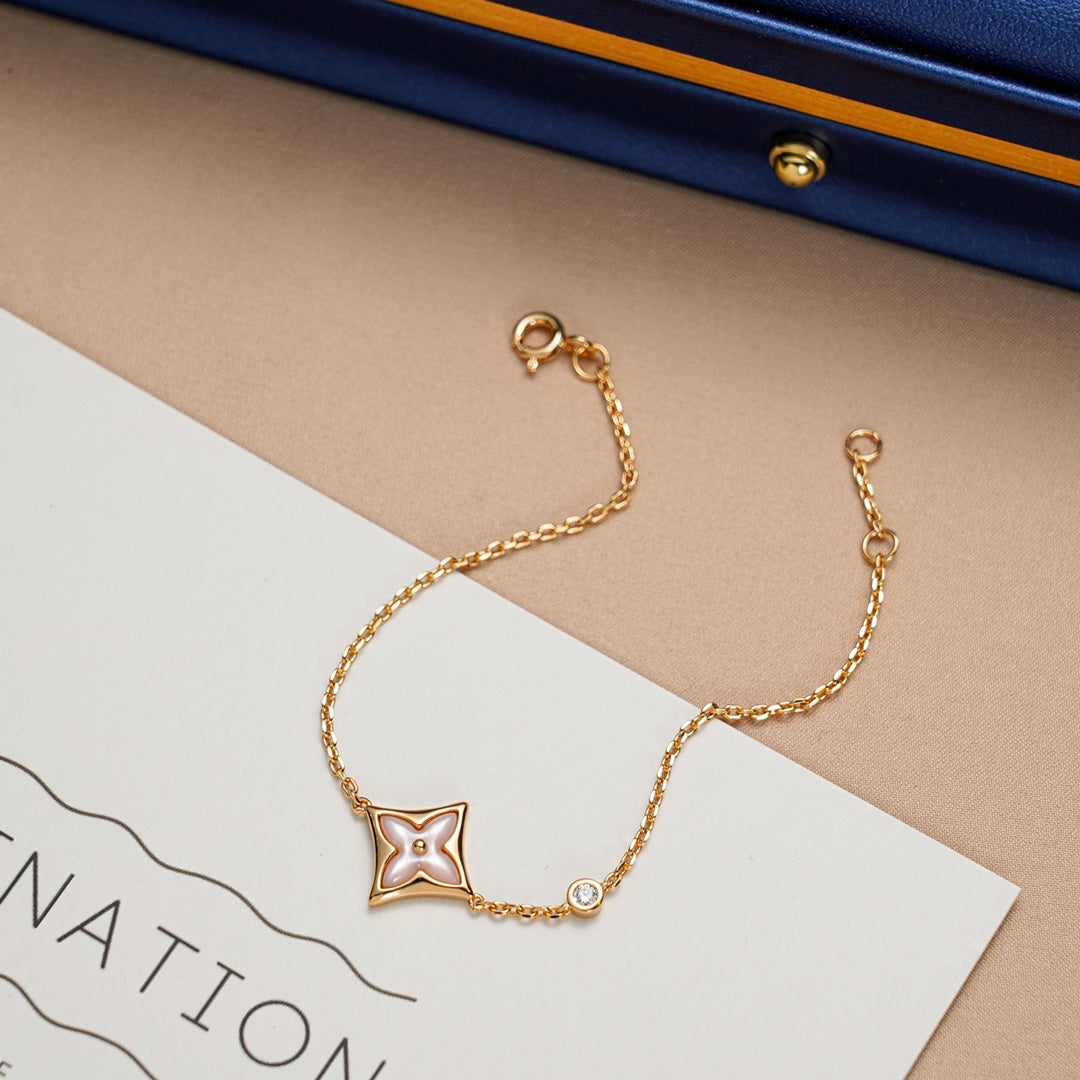 ¡®Lumi¡¯STAR 1 DIAMOND PINK GOLD BRACELET