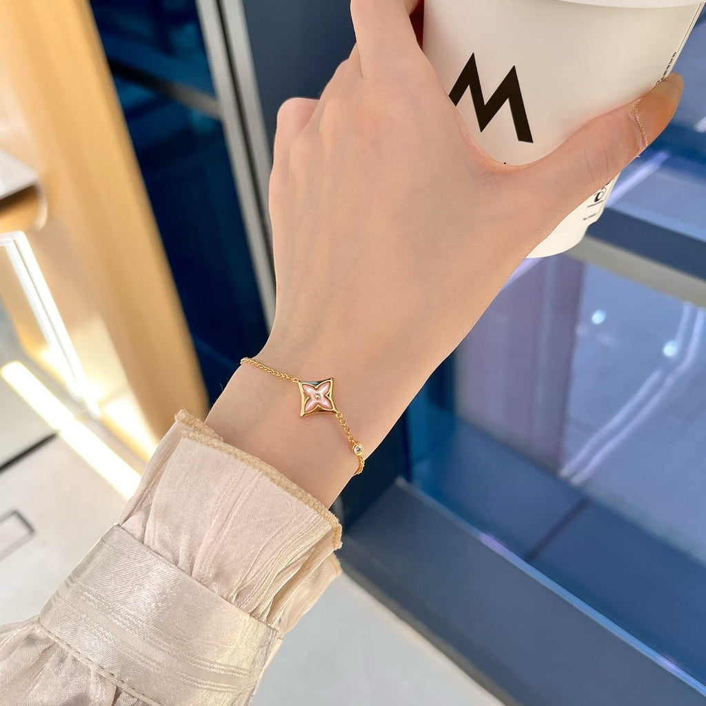 ¡®Lumi¡¯STAR 1 DIAMOND PINK GOLD BRACELET