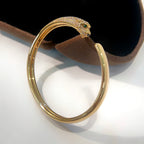 ¡®Lumi¡¯PANTHERE GOLD DIAMOND OPEN BRACELET