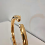 ¡®Lumi¡¯PANTHERE GOLD OPEN BRACELET
