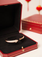 ¡®Lumi¡¯PANTHERE ROSE GOLD DIAMOND OPEN BRACELET