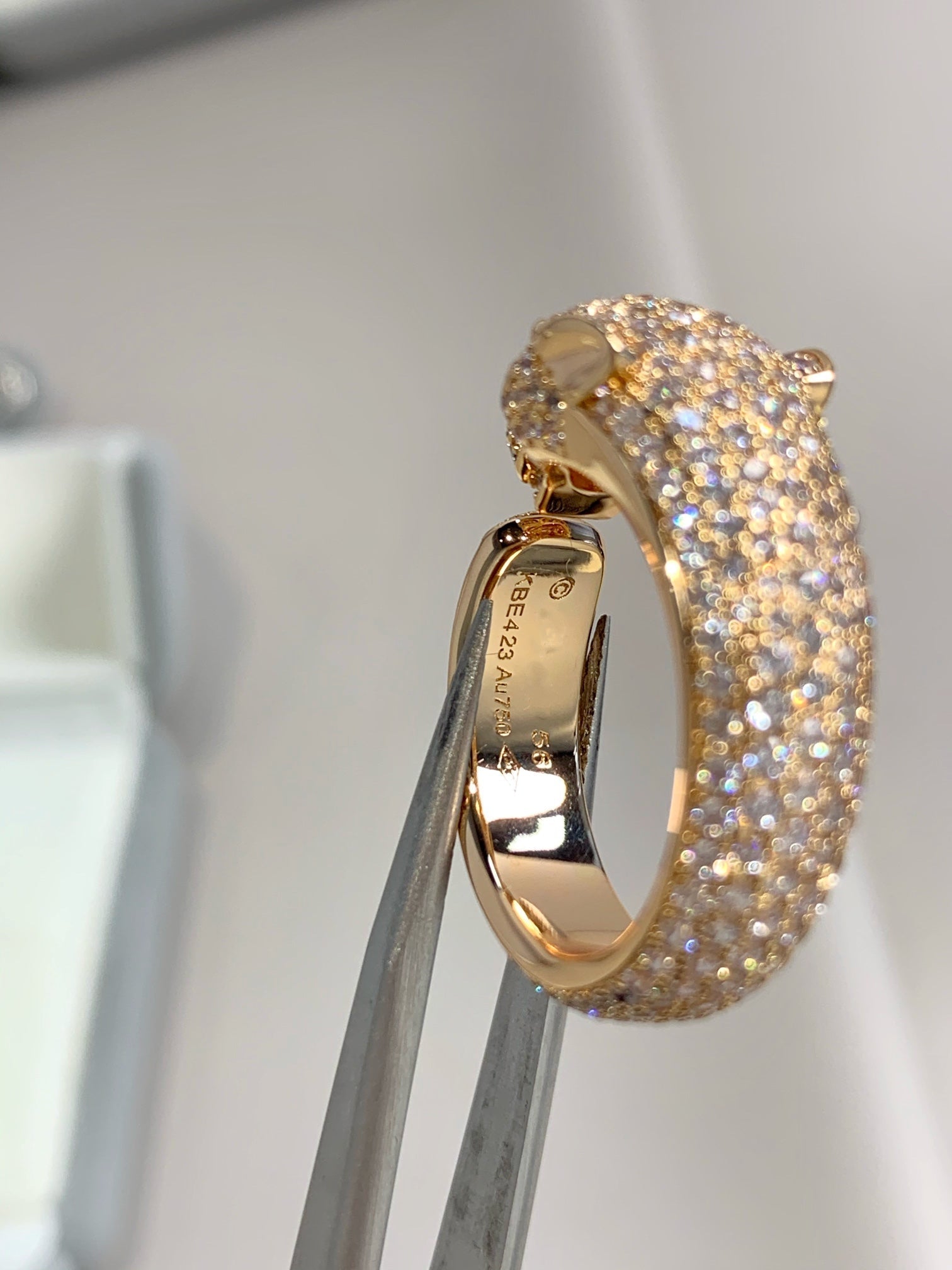 ¡®Lumi¡¯PANTHERE PINK GOLD DIAMOND RING