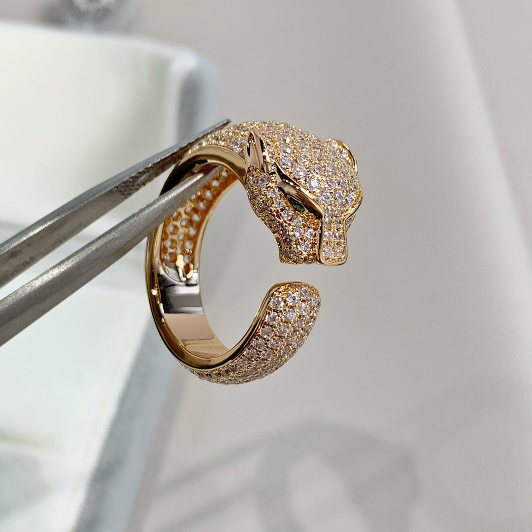 ¡®Lumi¡¯PANTHERE PINK GOLD DIAMOND RING