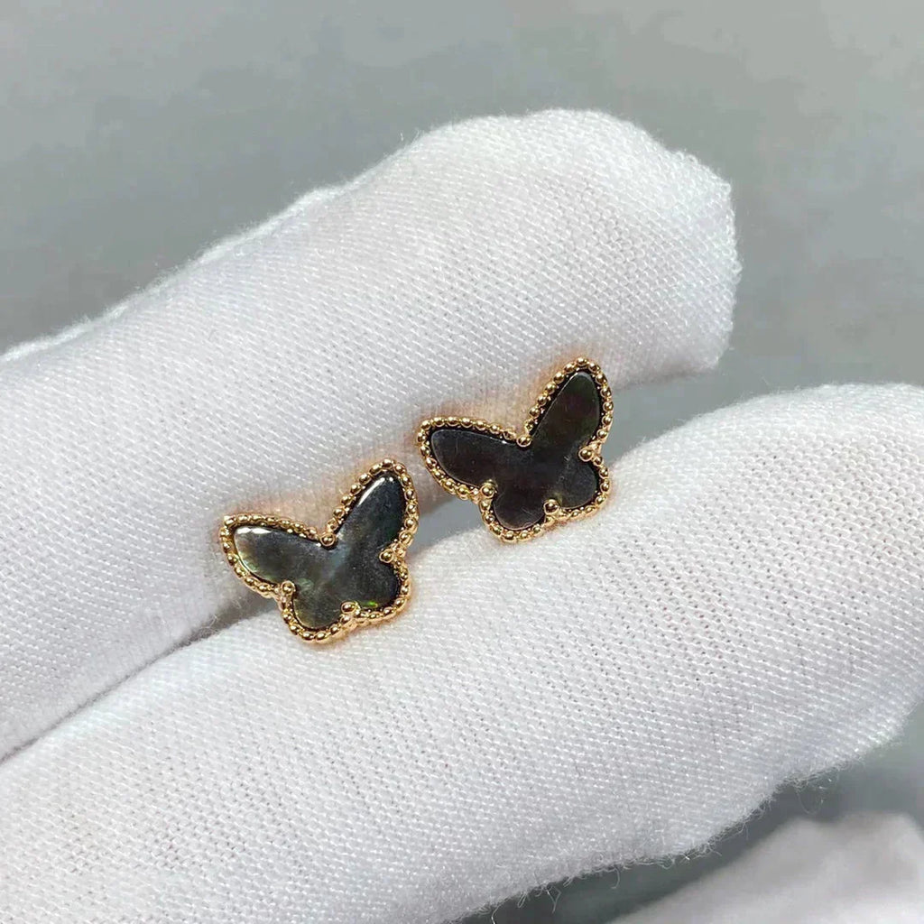¡®Lumi¡¯BUTTERFLY DARK MOP  EARRINGS