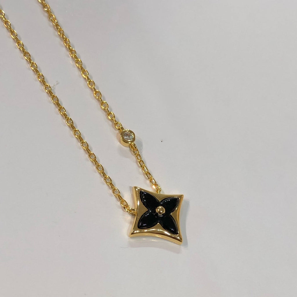 ¡®Lumi¡¯STAR BLACK MOP NECKLACE