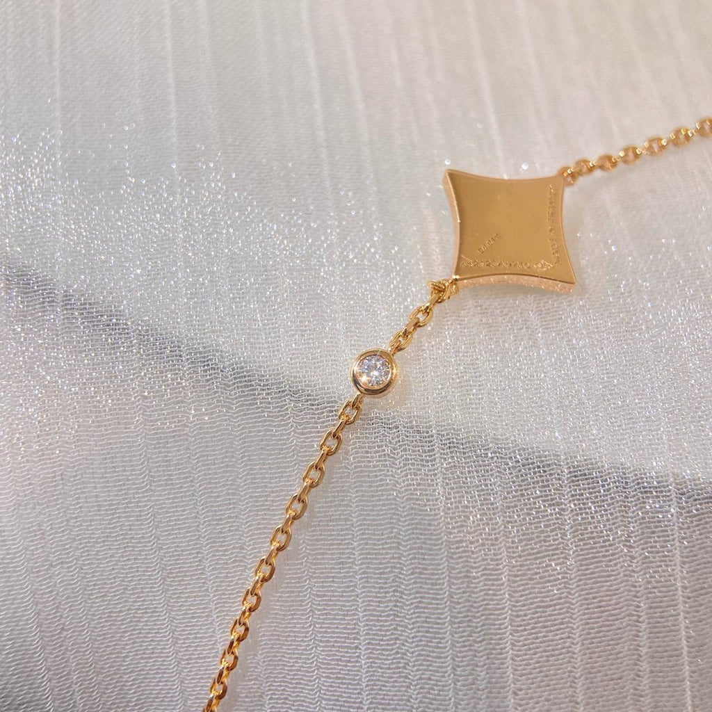 ¡®Lumi¡¯COLOR STAR PINK GOLD DIAMOND BRACELET