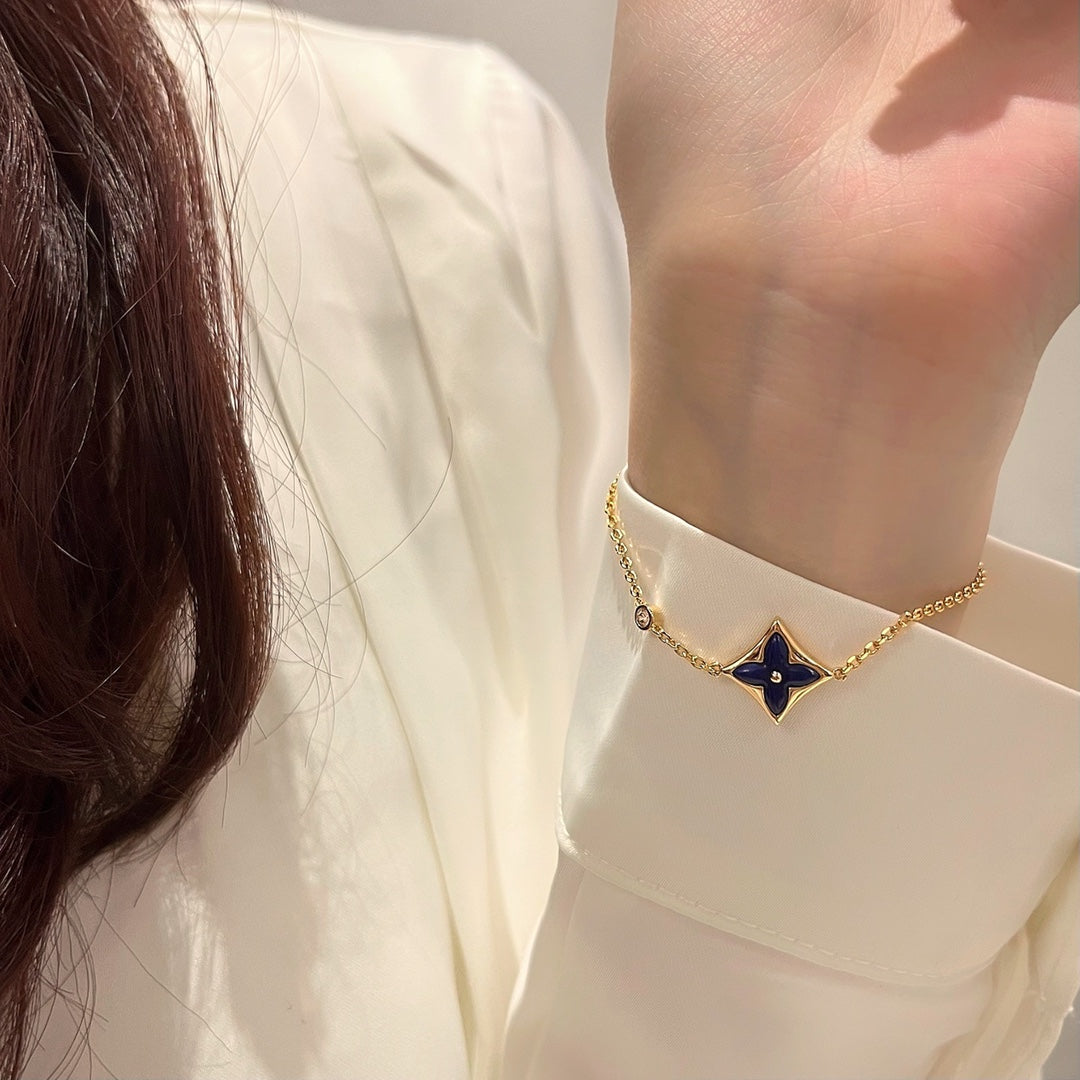 ¡®Lumi¡¯COLOR STAR PINK GOLD DIAMOND BRACELET