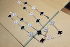 ¡®Lumi¡¯CLOVER 20 MOTIFS ONYX DIAMOND SILVER