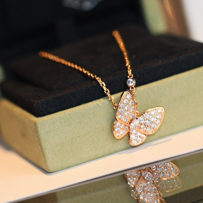 ¡®Lumi¡¯BUTTERFLY DIAMOND NECKLACE