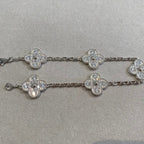 [Lumi]New  CLOVER 5 MOTIF FULL DIAMOND BRACELET COLLECTION