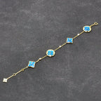 ¡®Lumi¡¯STAR AND SUN TURQUOISE 4 MOTIFS 3 DIAMONDS