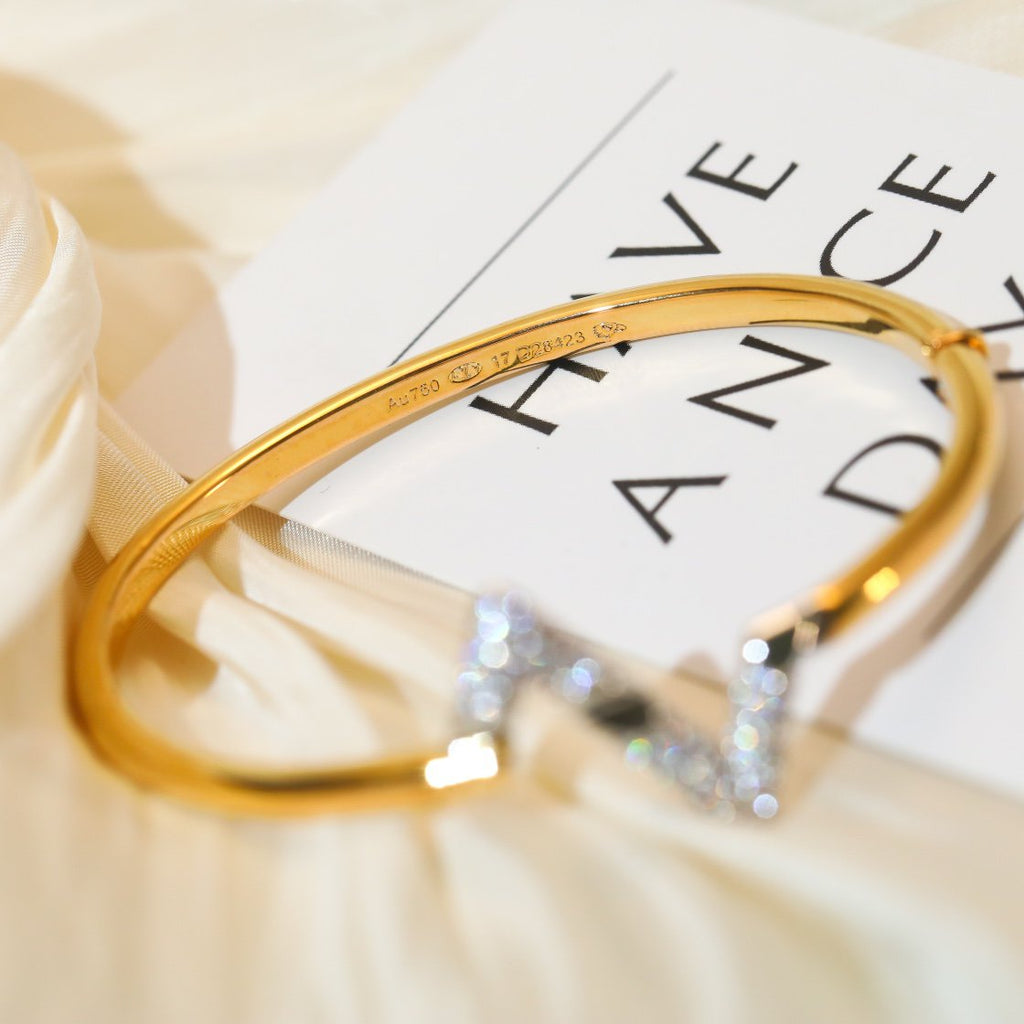 ¡®Lumi¡¯VOLTE UPSITE DOWN GOLD DIAMOND BRACELET