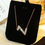 ¡®Lumi¡¯VOLT SILVER DIAMOND PEDANT NECKLACE
