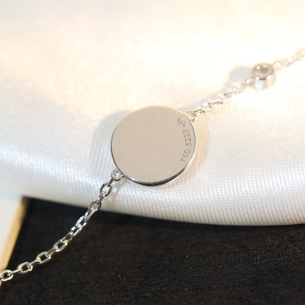 ¡®Lumi¡¯SUN MOTIF PINK MOP SILVER BRACELET