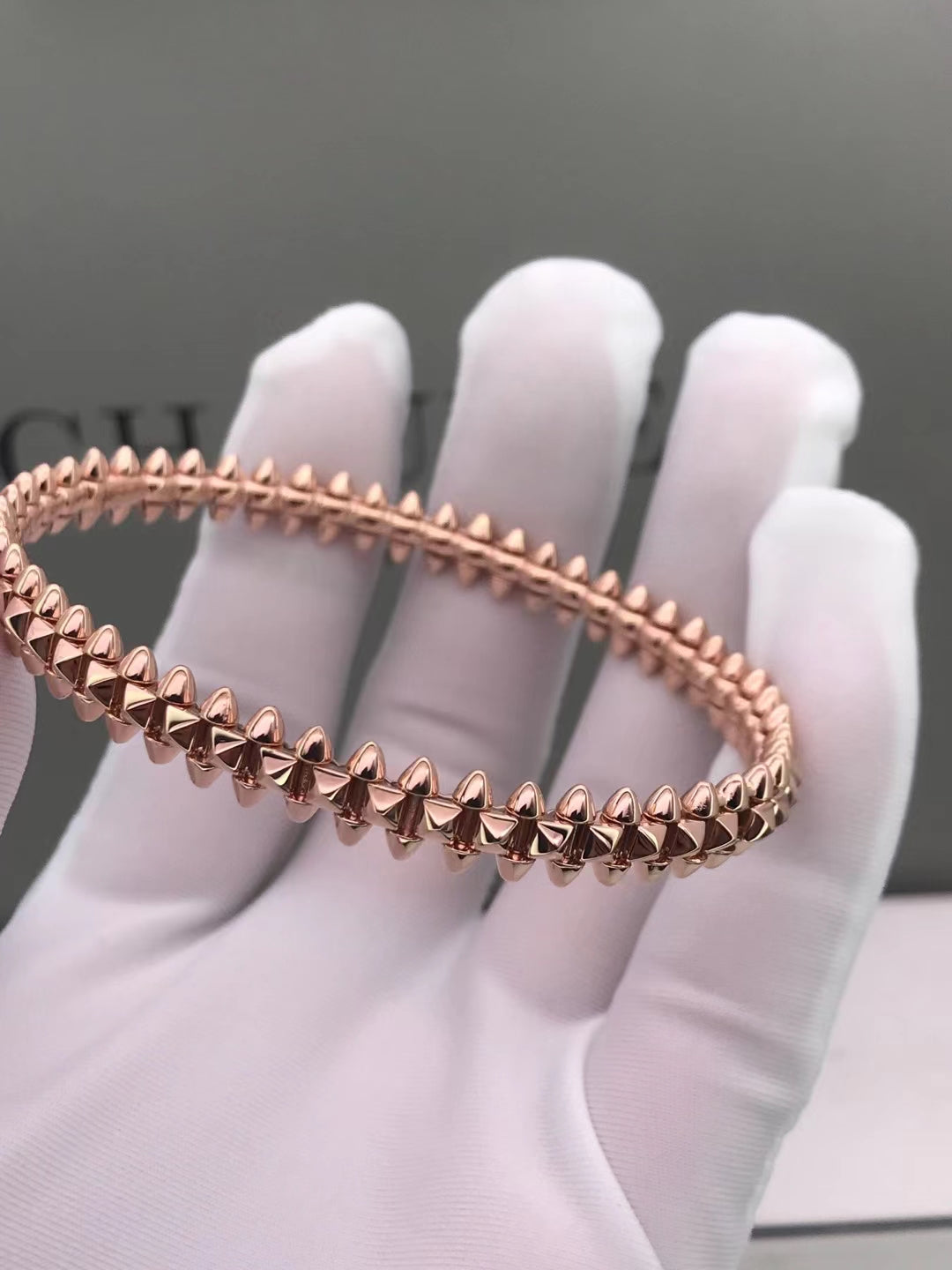 ¡®Lumi¡¯CLASH PINK GOLD BRACELET