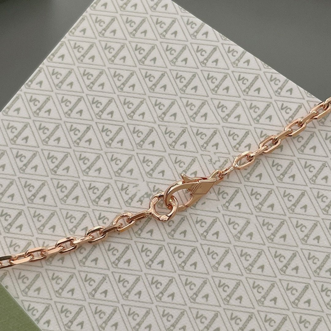 ¡®Lumi¡¯LUCKY SPRING 15 MOTIFS ROSE GOLD NECKLACE
