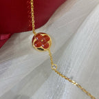 ¡®Lumi¡¯SUN PEDANT CARNELIAN BRACELET