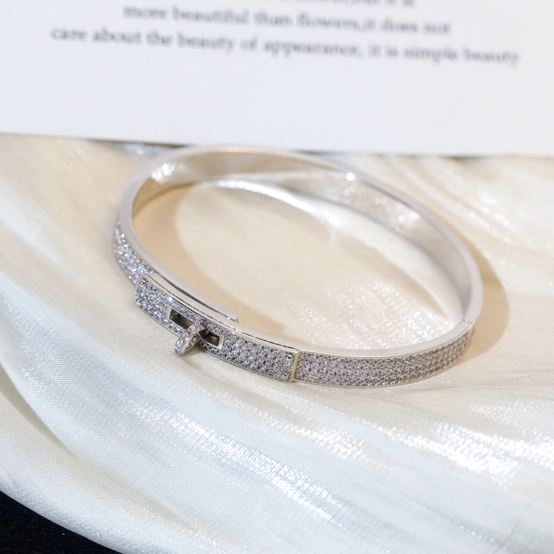 ¡®Lumi¡¯KELLY BRACELET DIAMOND PAVED